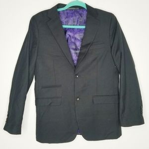 Isaac Mizrahi wool Blazer black 18